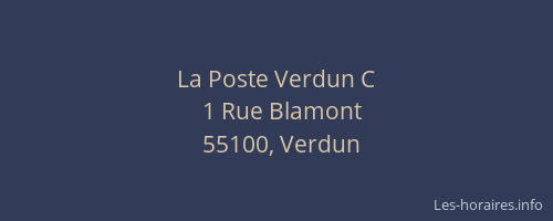 La Poste Verdun C