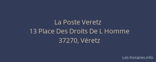 La Poste Veretz