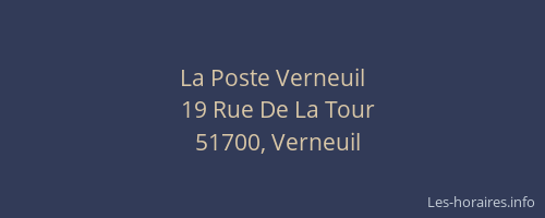 La Poste Verneuil