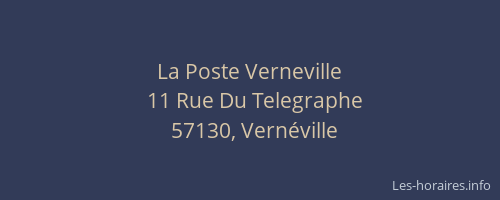La Poste Verneville