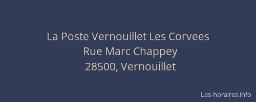 La Poste Vernouillet Les Corvees