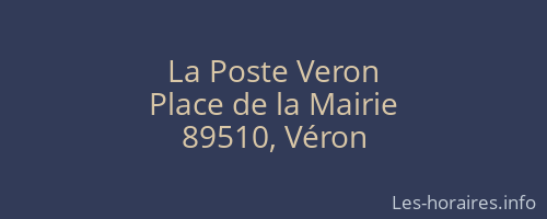 La Poste Veron