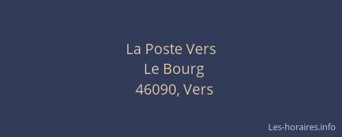 La Poste Vers