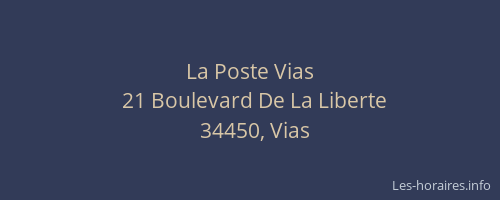 La Poste Vias