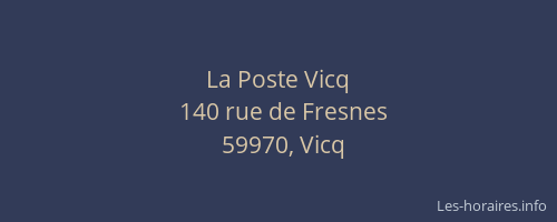 La Poste Vicq