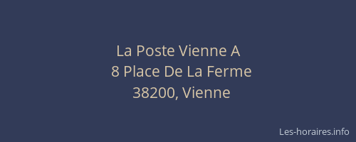 La Poste Vienne A