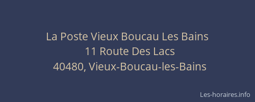 La Poste Vieux Boucau Les Bains