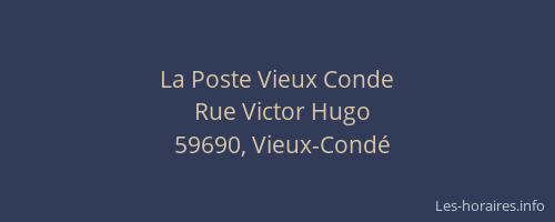 La Poste Vieux Conde