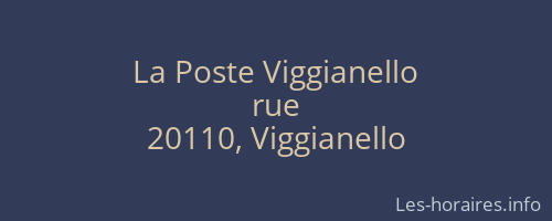 La Poste Viggianello