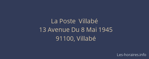 La Poste  Villabé