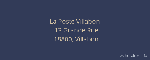 La Poste Villabon