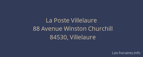 La Poste Villelaure