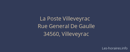 La Poste Villeveyrac