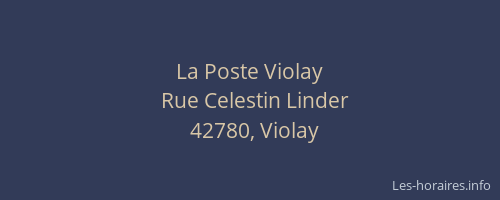 La Poste Violay
