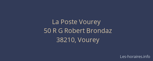 La Poste Vourey