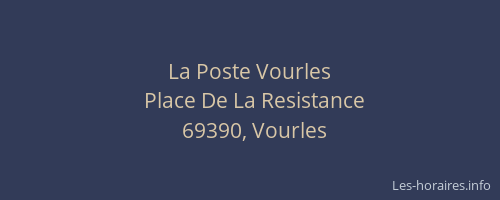 La Poste Vourles
