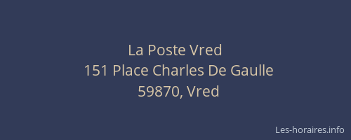 La Poste Vred