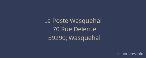 La Poste Wasquehal