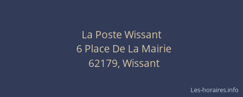 La Poste Wissant