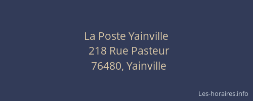 La Poste Yainville
