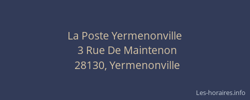 La Poste Yermenonville