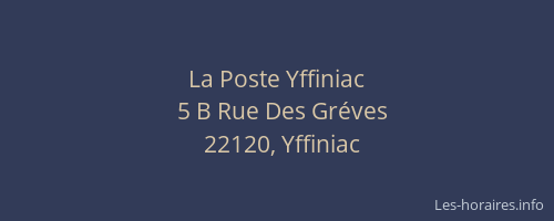 La Poste Yffiniac