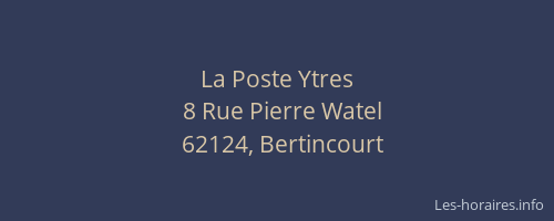 La Poste Ytres
