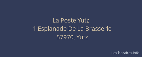 La Poste Yutz