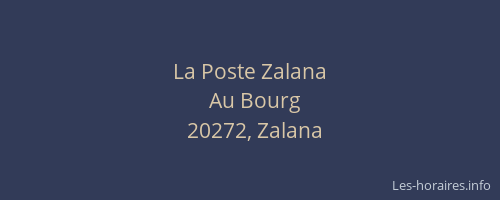 La Poste Zalana