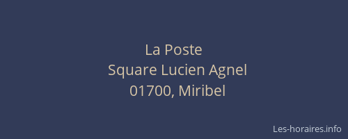La Poste