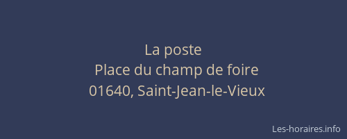 La poste