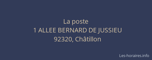 La poste