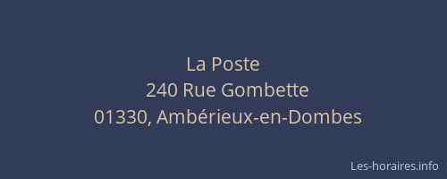 La Poste