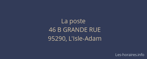 La poste