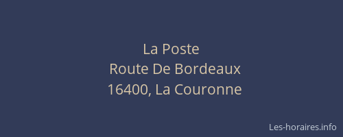La Poste