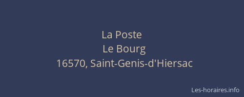 La Poste
