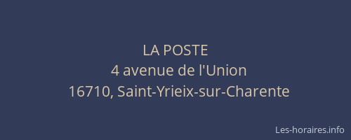 LA POSTE