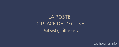 LA POSTE