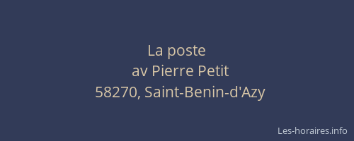 La poste