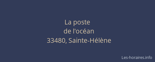 La poste