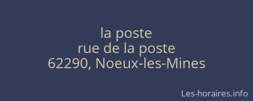 la poste