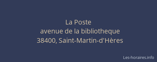 La Poste
