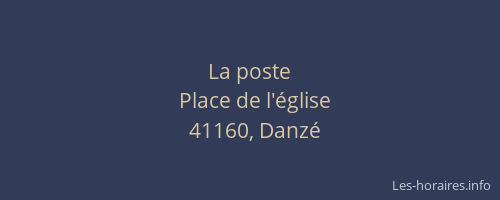 La poste