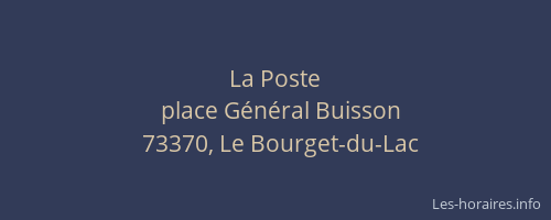 La Poste