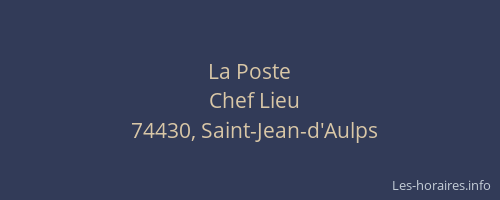 La Poste