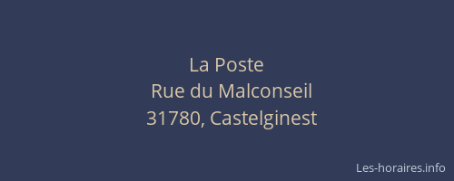 La Poste