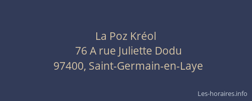 La Poz Kr&eacute;ol