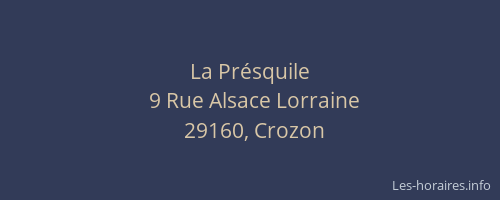 La Pr&eacute;squile