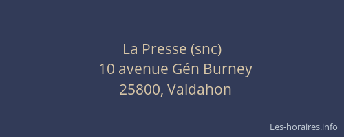 La Presse (snc)