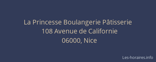La Princesse Boulangerie Pâtisserie